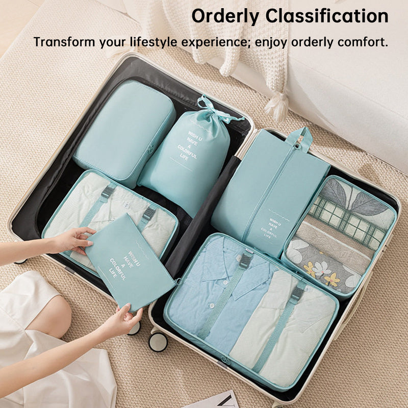 7-Piece Travel Packing Cubes Organizer Set