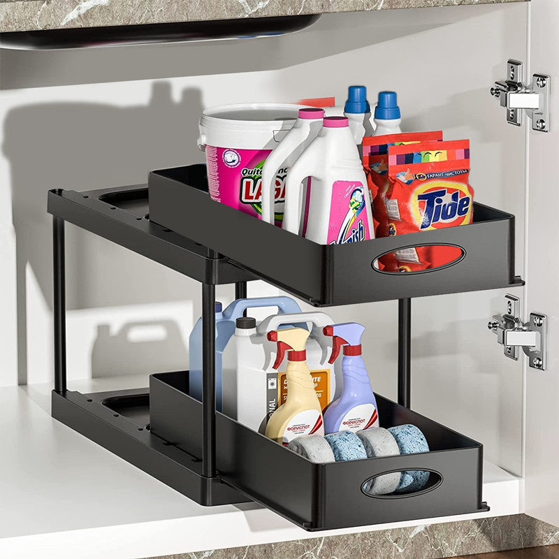 2-Tier Pull-Out Under-Sink Organizer