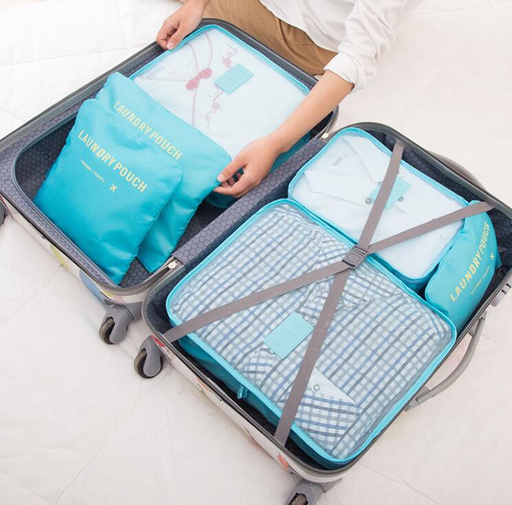 6-Piece Travel Packing Cube Organizer Set