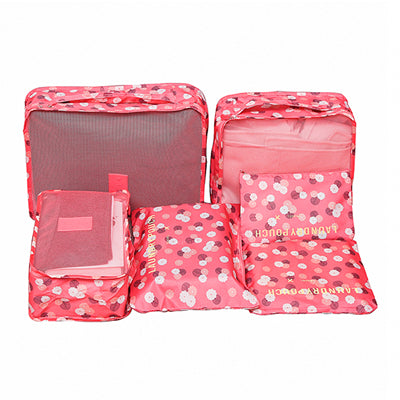 6-Piece Travel Packing Cube Organizer Set