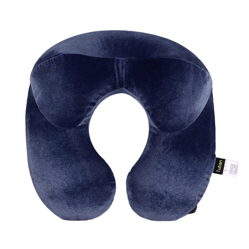 Inflatable U-Shaped Travel Neck Pillow