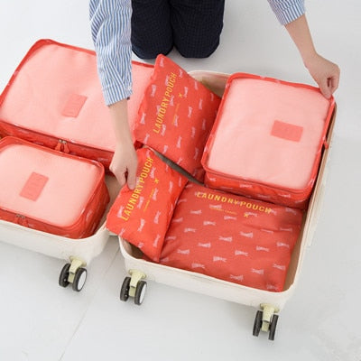 6-Piece Travel Packing Cube Organizer Set