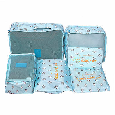 6-Piece Travel Packing Cube Organizer Set