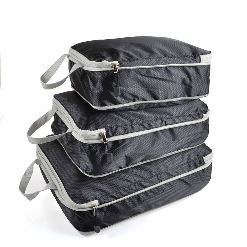 3-Piece Compression Packing Cubes for Travel