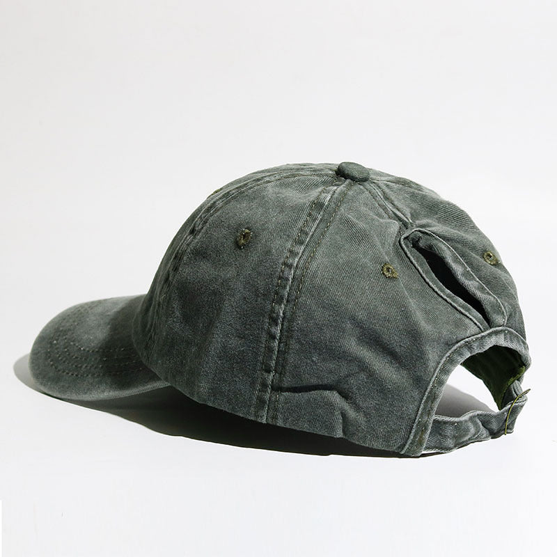 Curved Brim Snapback Hat for Women Outdoor Sports Sun Hat