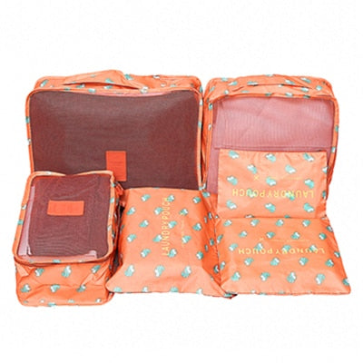6-Piece Travel Packing Cube Organizer Set
