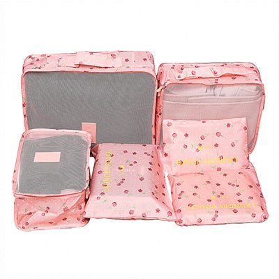 6-Piece Travel Packing Cube Organizer Set