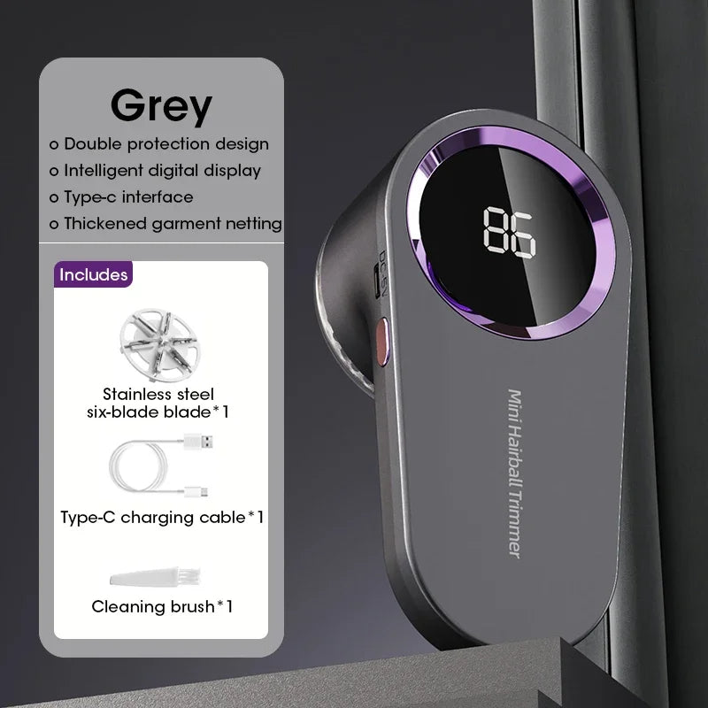 Rechargeable Digital Fabric Lint Remover