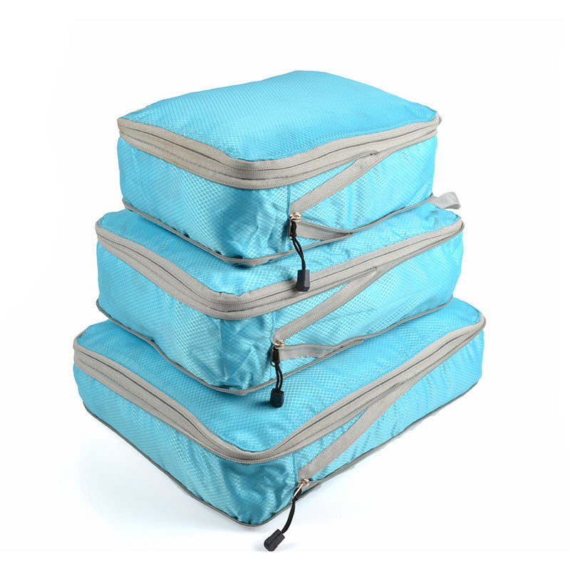 3-Piece Compression Packing Cubes for Travel