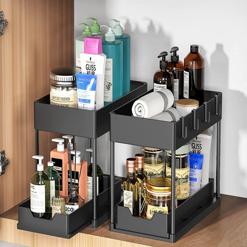 2-Tier Pull-Out Under-Sink Organizer