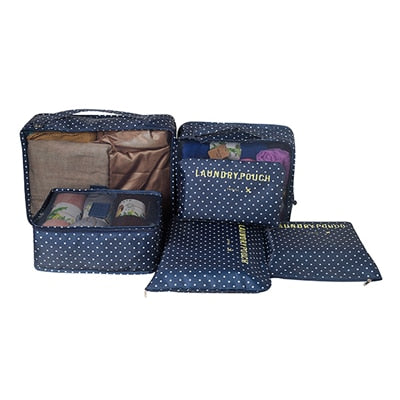 6-Piece Travel Packing Cube Organizer Set