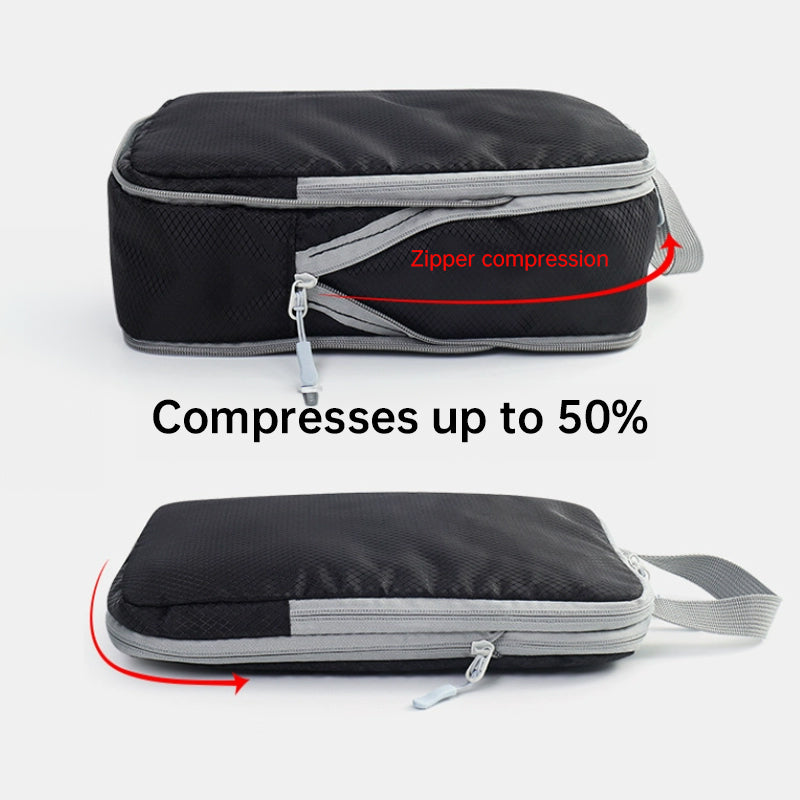 3-Piece Compression Packing Cubes for Travel