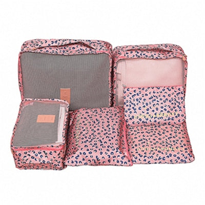 6-Piece Travel Packing Cube Organizer Set