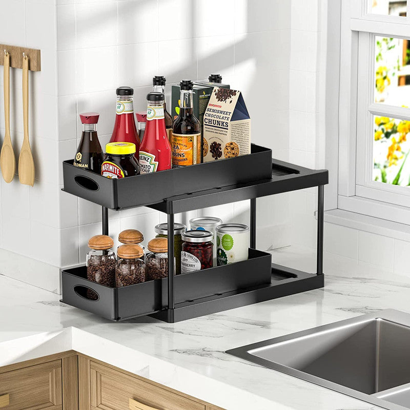 2-Tier Pull-Out Under-Sink Organizer