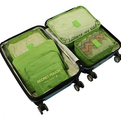 6-Piece Travel Packing Cube Organizer Set