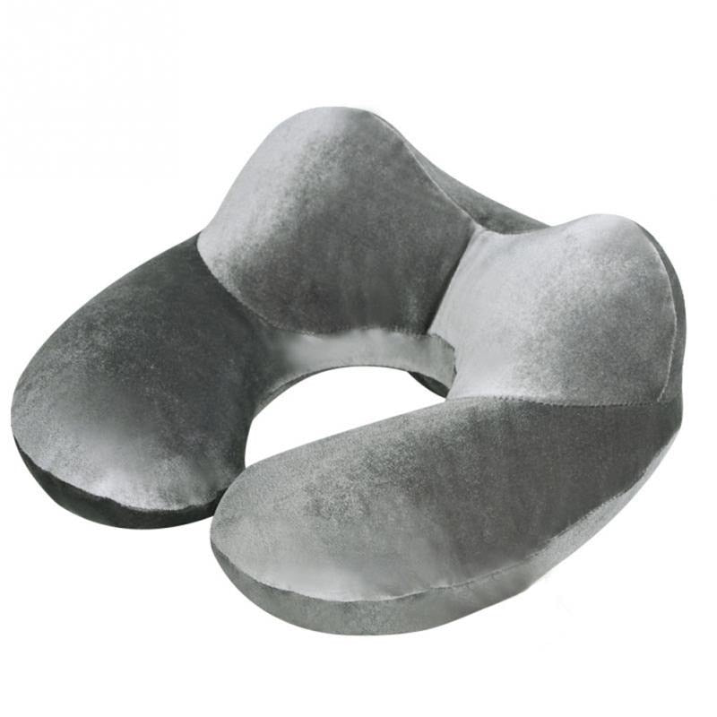 Inflatable U-Shaped Travel Neck Pillow