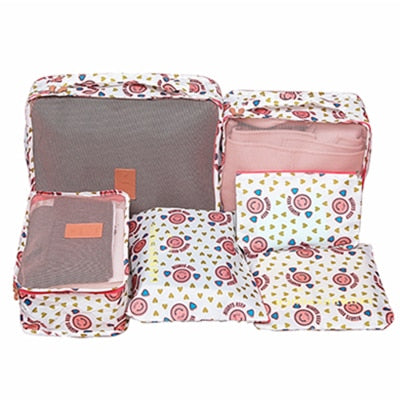 6-Piece Travel Packing Cube Organizer Set
