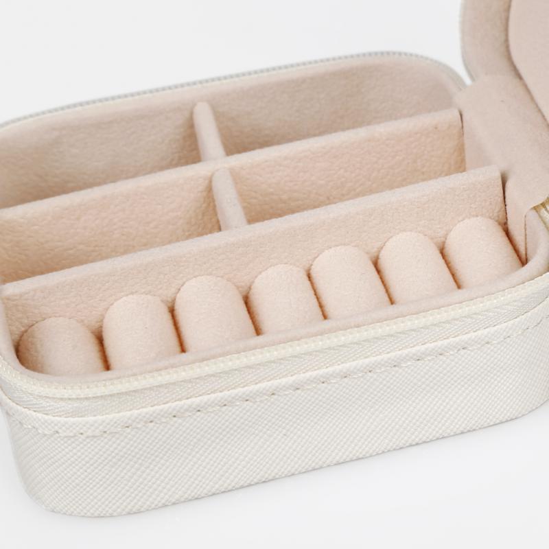Portable Travel Jewelry Box with Mirror