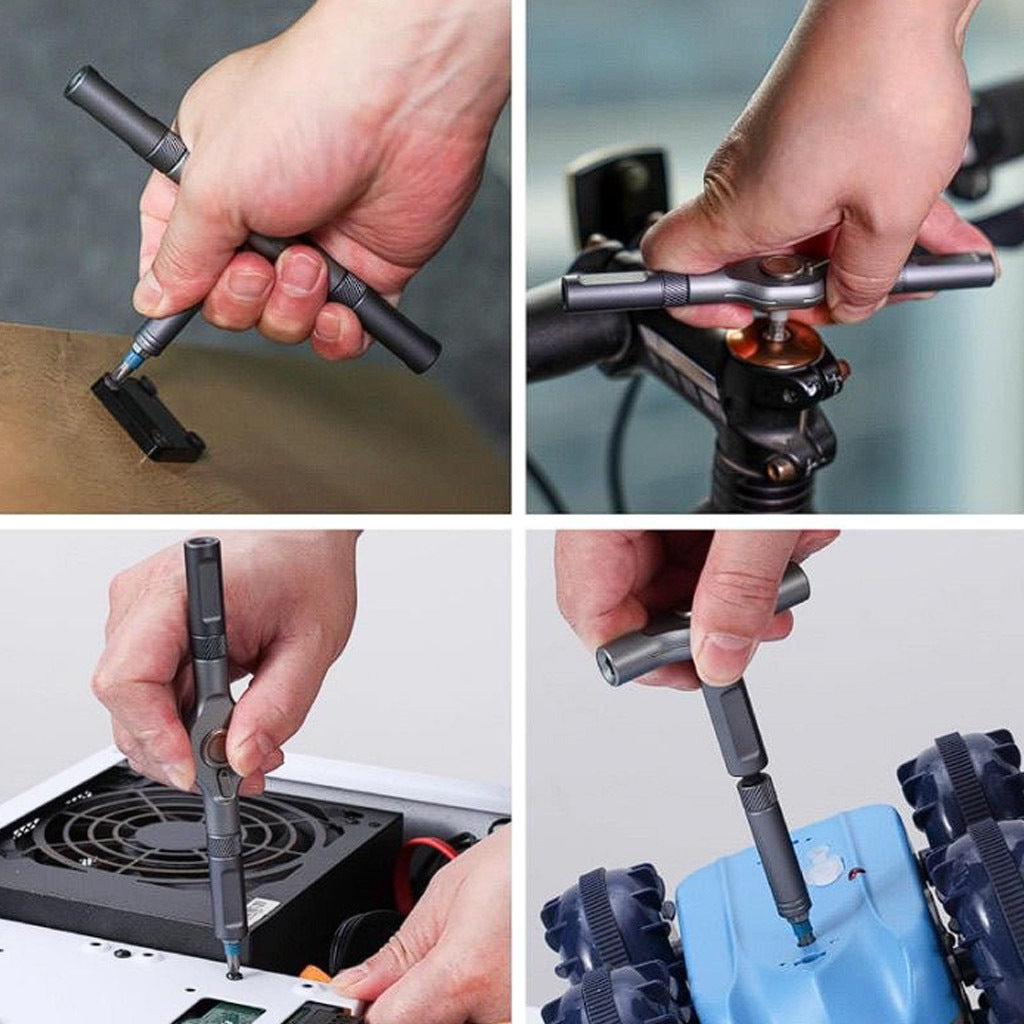 24-in-1 Ratchet Screwdriver T-Type Ratchet Screwdriver S2 Screwdriver Set Repair Tool Kit