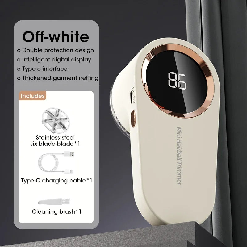 Rechargeable Digital Fabric Lint Remover