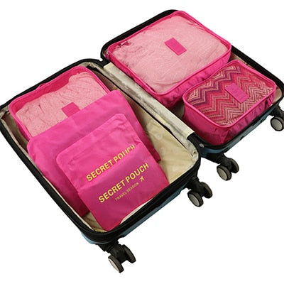 6-Piece Travel Packing Cube Organizer Set
