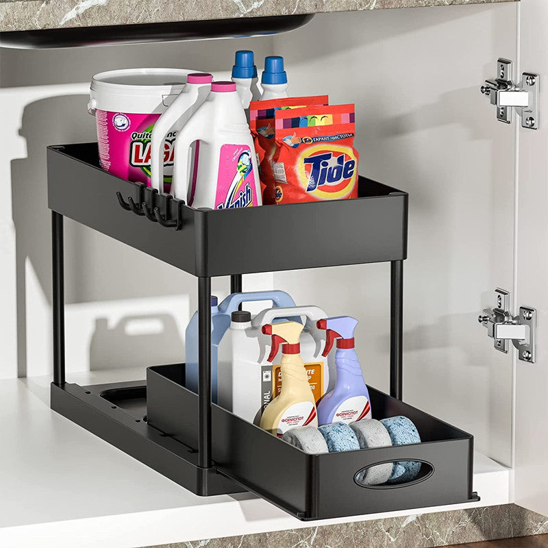 2-Tier Pull-Out Under-Sink Organizer