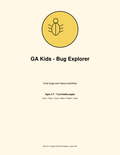 Portada de Bug Explorer, GA Kids