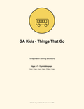 Portada de Things That Go, GA Kids