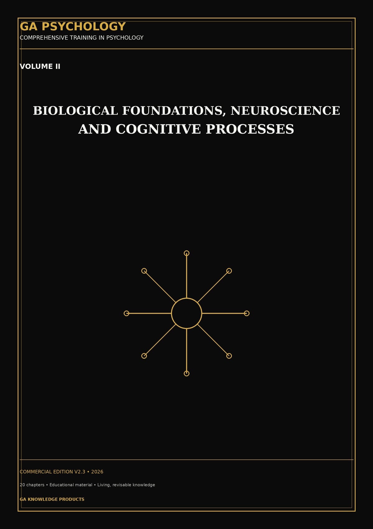 Portada de GA Psychology Volume II, Biological Foundations, Neuroscience and Cognitive Processes