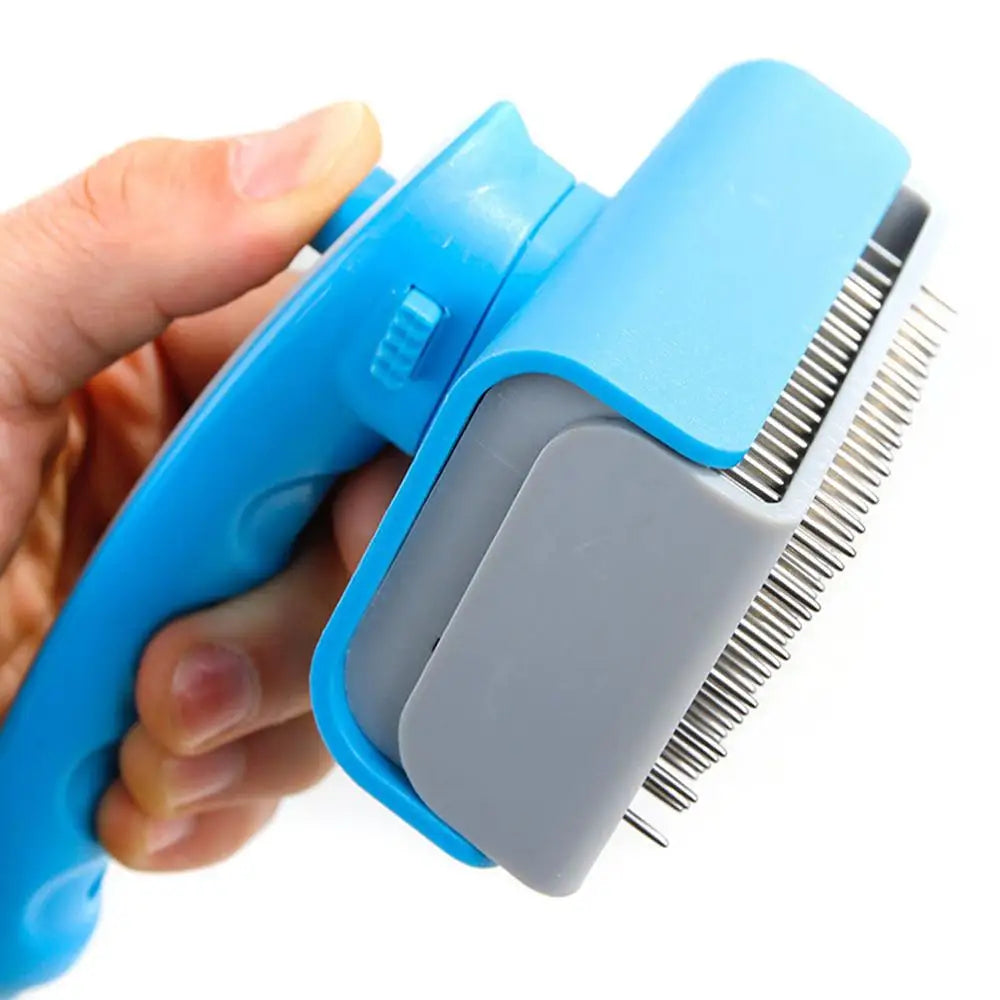 Self-Cleaning Pet Grooming Brush for Dogs & Cats