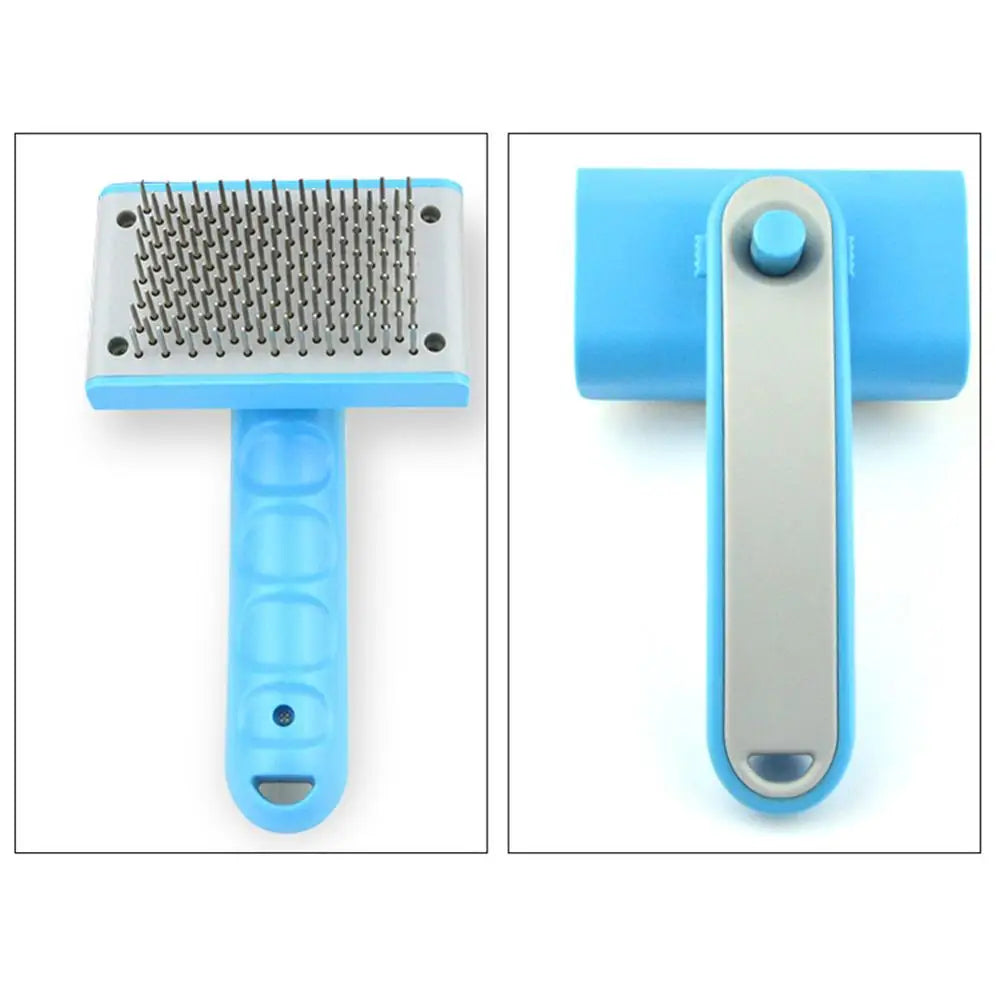 Self-Cleaning Pet Grooming Brush for Dogs & Cats