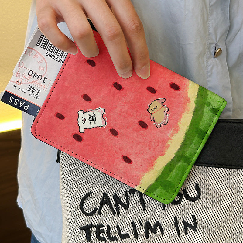 Cute Travel Passport Holder & Document Organizer