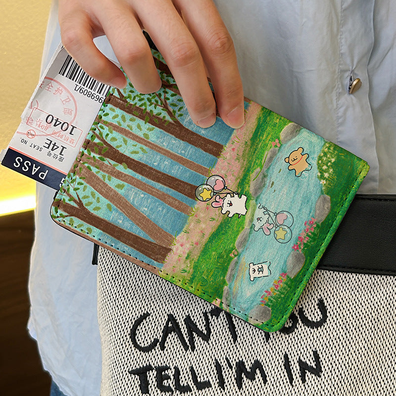 Cute Travel Passport Holder & Document Organizer