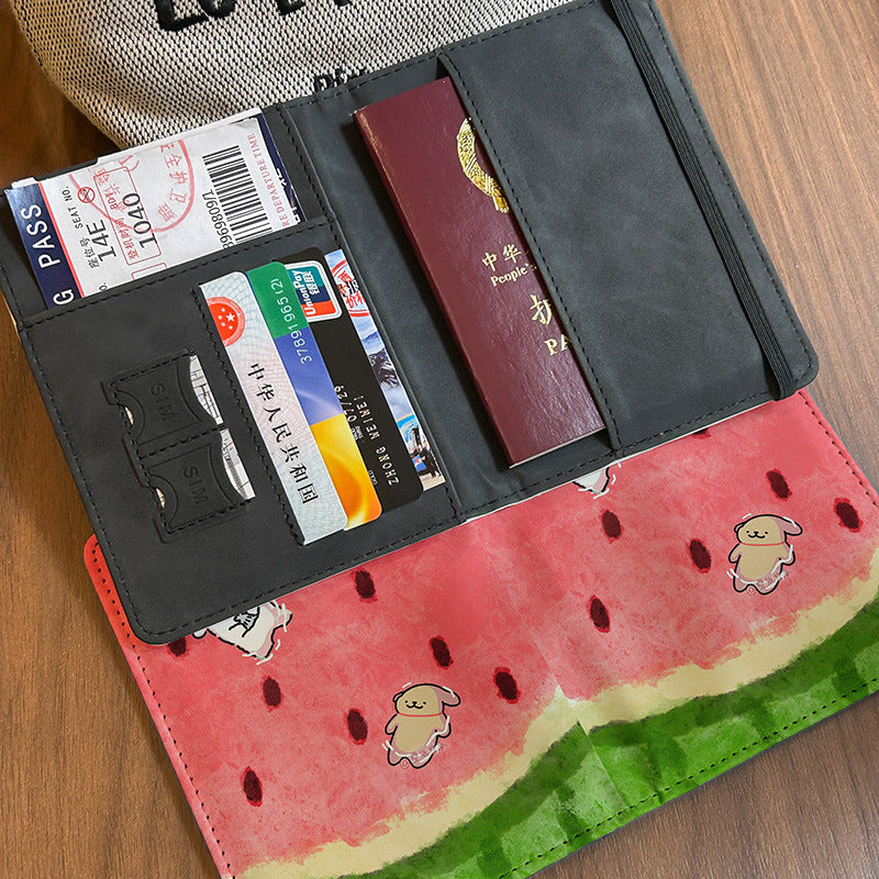Cute Travel Passport Holder & Document Organizer
