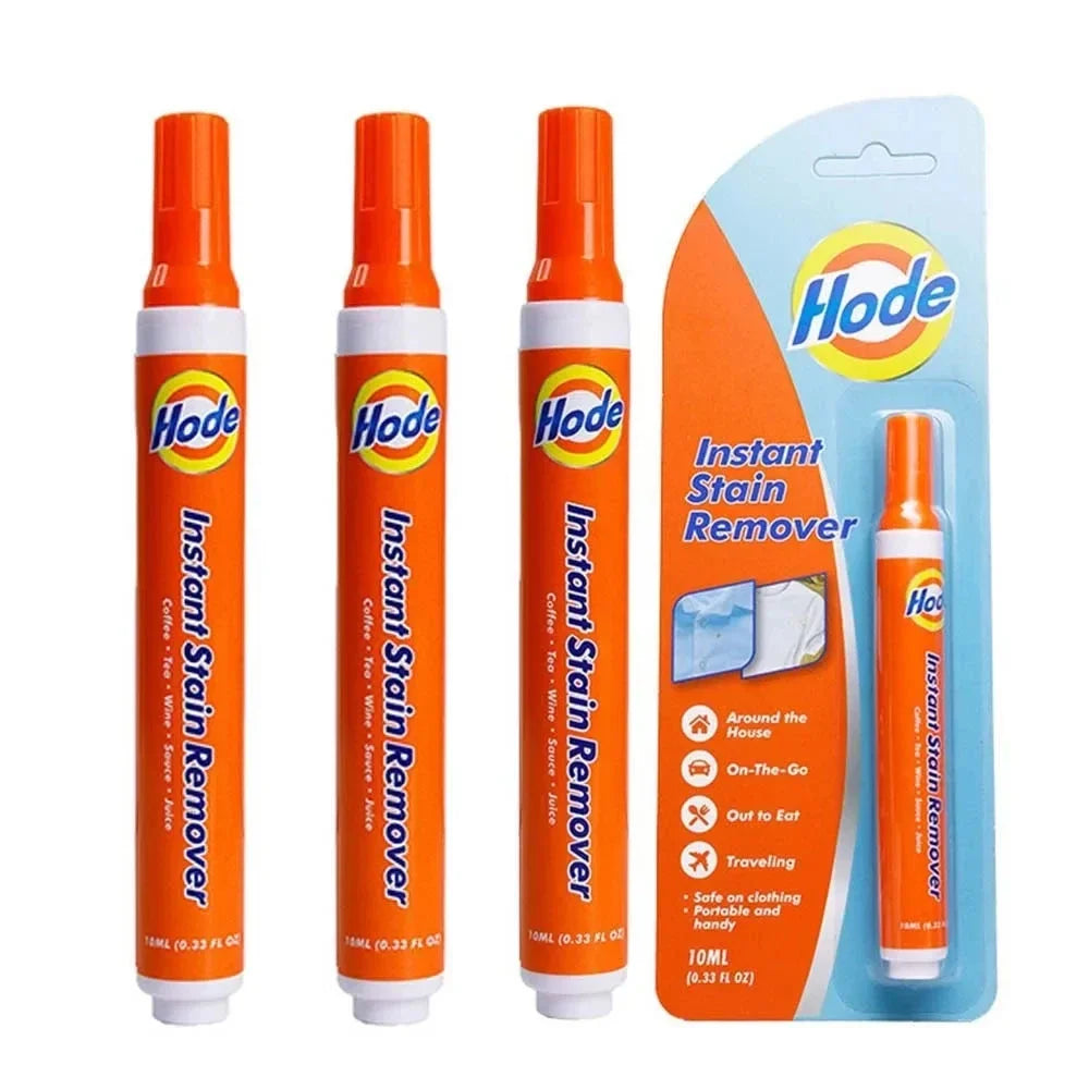 1/2/3/4PCS No-wash Portable Stain Remover Pen Portable Travel-Friendly Works on Food & Drink Stains Multipurpose Bleach Pen