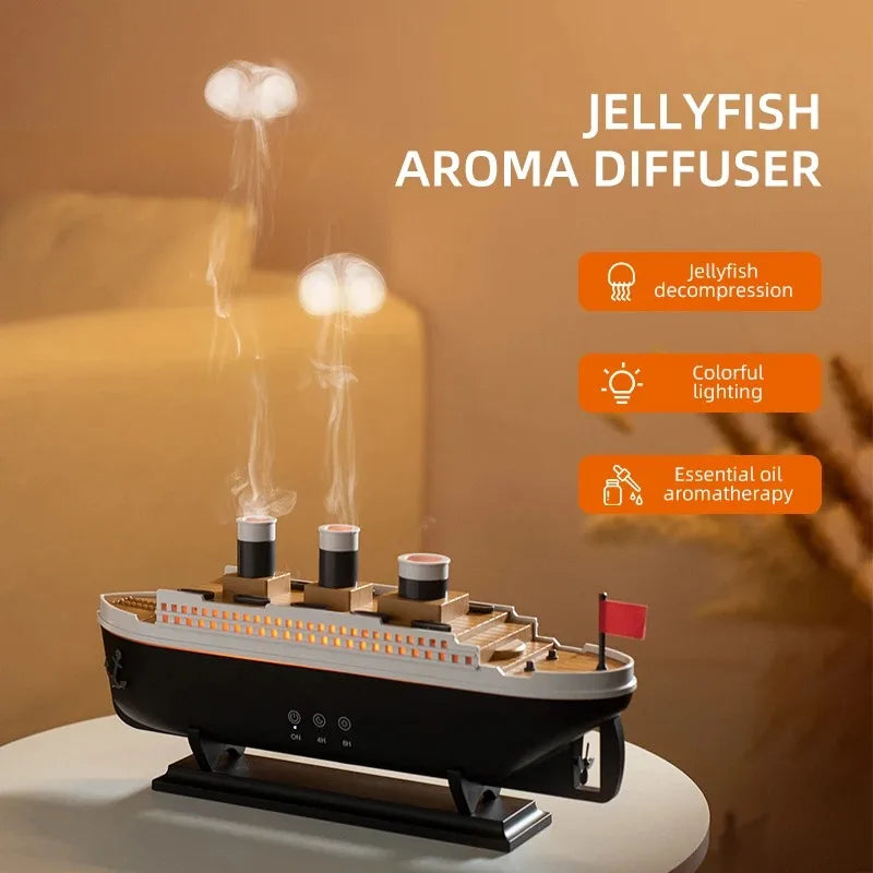 Aromatherapy Humidifier Raindrop Air Humidifier Color Light White Noise Essential Oil Diffuser Household Ultrasonic Aromatherapy