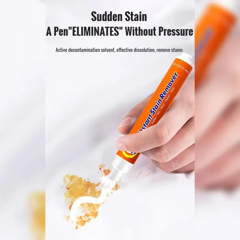 1/2/3/4PCS No-wash Portable Stain Remover Pen Portable Travel-Friendly Works on Food & Drink Stains Multipurpose Bleach Pen