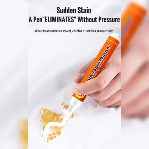 1/2/3/4PCS No-wash Portable Stain Remover Pen Portable Travel-Friendly Works on Food & Drink Stains Multipurpose Bleach Pen